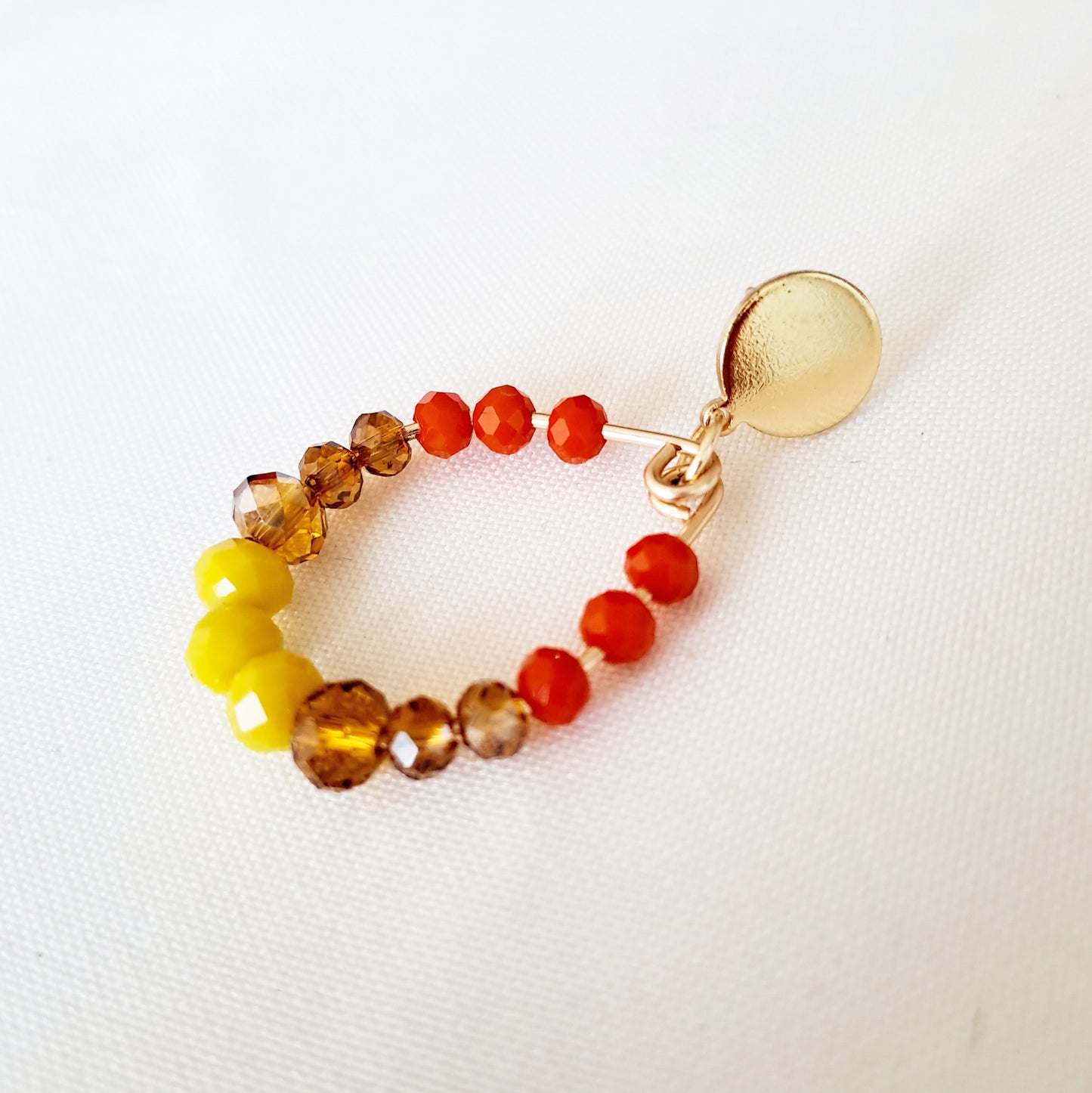 Aros Ovalados Con Cristales Entorchados