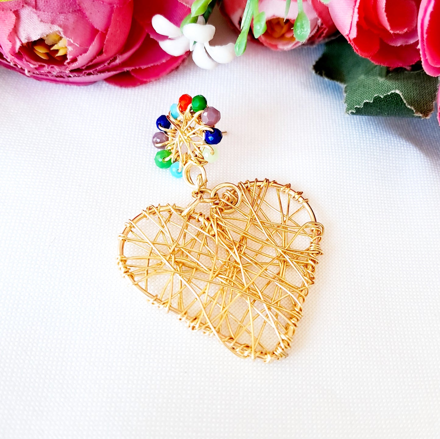 Aros Grandes y Entramados en Forma de Corazón