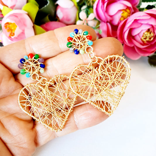 Aros Grandes y Entramados en Forma de Corazón